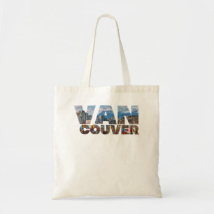 Bolso De Tela Vancouver Skyline British Columbia Canada Visitant