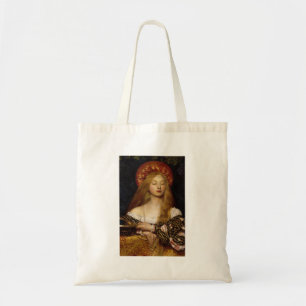 Bolso De Tela Vanidad - doncella medieval