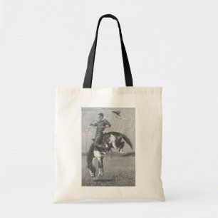 Bolso De Tela Vaqueiros de Rodeo Antiguos, Potro Salvaje de Remi