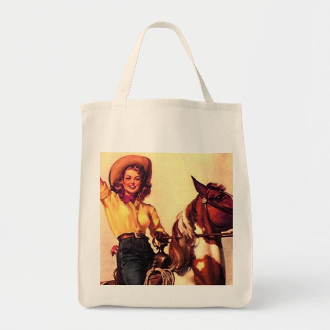 Bolso De Tela Vaquera (Frente)