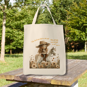 Bolso De Tela Vaquera Boho Caballo