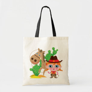 Bolso De Tela Vaquera y caballo