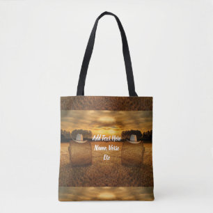Bolso De Tela Vaquero