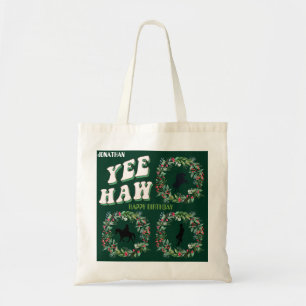 Bolso De Tela Vaquero en caballo howboy y'all Boots aceituna ver