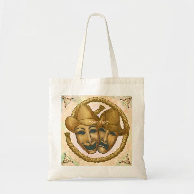 Bolso De Tela Vaquero Teatrero  (Frente)