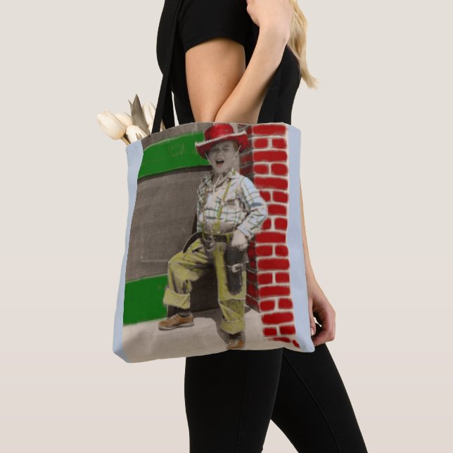 Bolso De Tela vaquero urbano (Detalle)