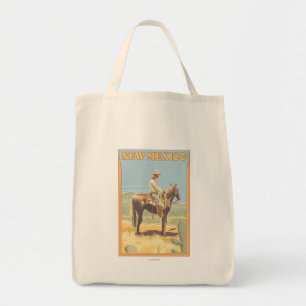 Bolso De Tela Vaquero (vista lateral) New México