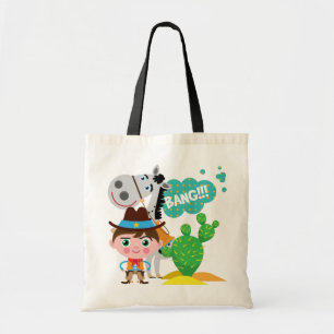 Bolso De Tela Vaquero y caballo