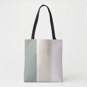 Bolso De Tela Variación de rayas pastel 2 – Simple y elegante