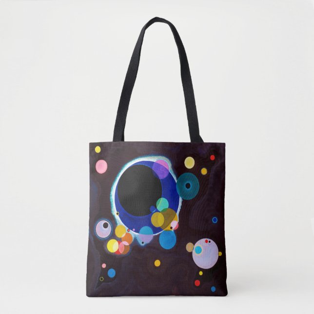 Bolso De Tela Varios círculos, Wassily Kandinsky (Anverso)