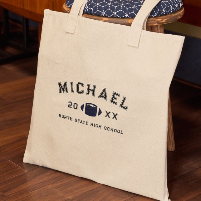 Bolso De Tela Varsity Letter Sports Graduation Custom Athlete (Celebrate your athlete in the family with this Varsity Letter Sports Graduation Custom Athlete Tote!)