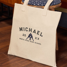 Bolso De Tela Varsity Letter Sports Graduation Custom Athlete