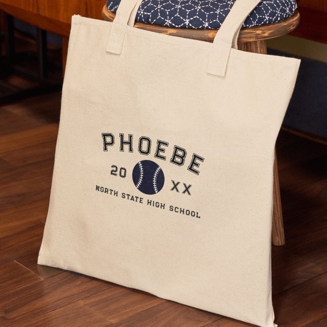 Bolso De Tela Varsity Letter Sports Graduation Custom Athlete (Celebrate your athlete in the family with this Varsity Letter Sports Graduation Custom Athlete Tote!)