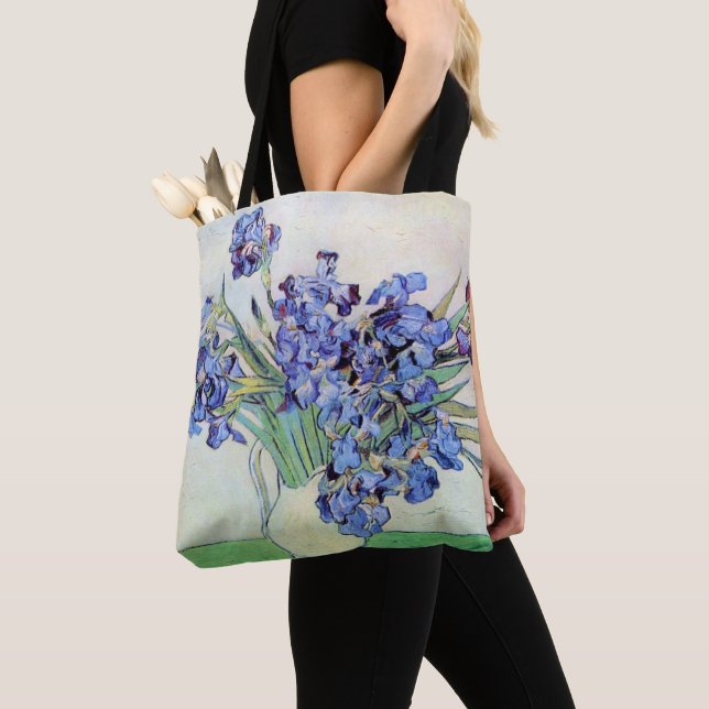 Bolso De Tela Vasa de vida fija con irlandeses de Vincent van Go (Detalle)
