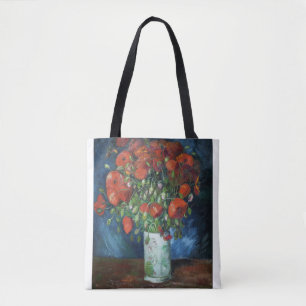 Bolso De Tela Vase con cachorros 1886 de Vincent van Gogh