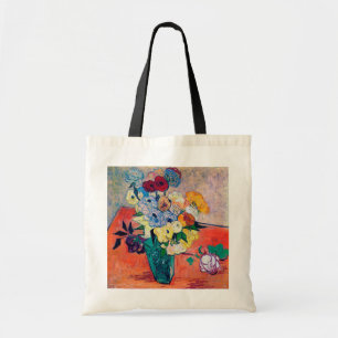 Bolso De Tela Vase con Rosas y Anemones, Van Gogh