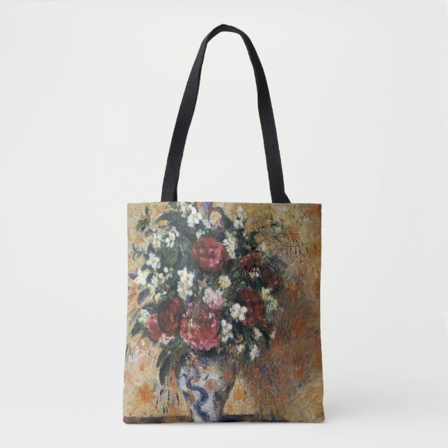 Bolso De Tela Vase de flores (Anverso)