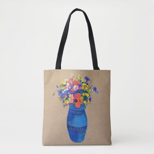 Bolso De Tela Vase de flores, Redon (Anverso)