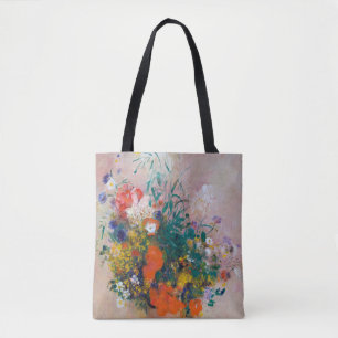 Bolso De Tela Vase de flores, Redon