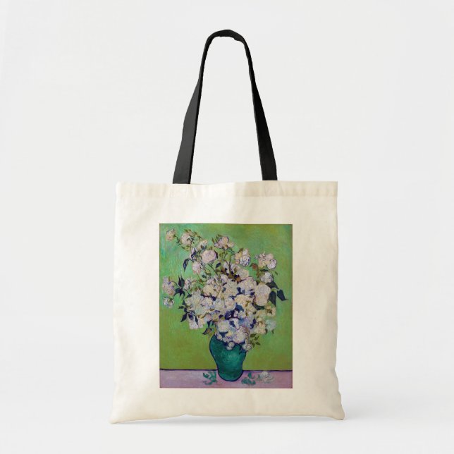 Bolso De Tela Vase of Roses, Vincent van Gogh (Frente)