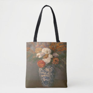 Bolso De Tela Vase with flowers fine art bag market