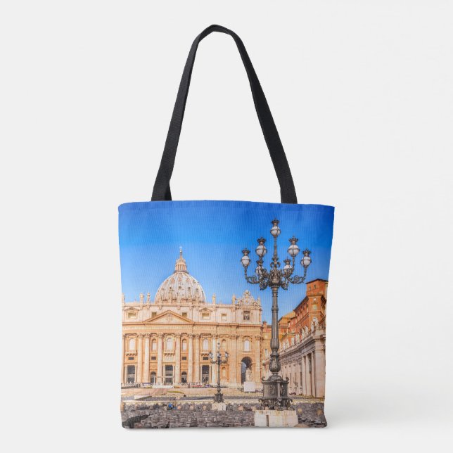 Bolso De Tela Vaticano (Reverso)