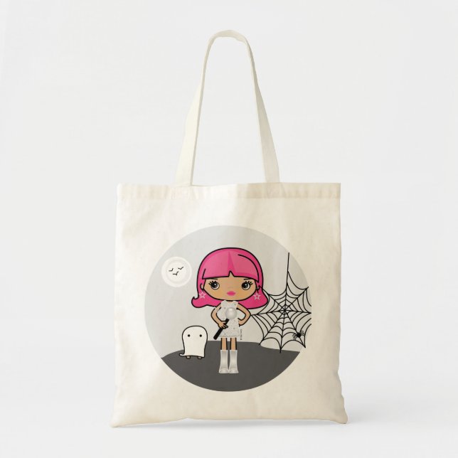 Bolso De Tela Vaya van tote de Halloween del bailarín (Frente)