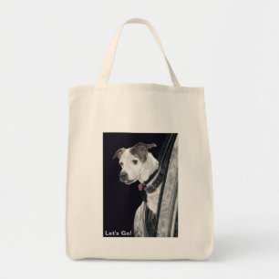 Bolso De Tela "Vayamos!" - Tote - perro de la aventura (con el