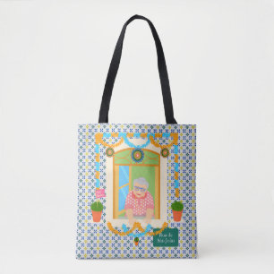 Bolso De Tela Vecino de San Juan Portugués Festa