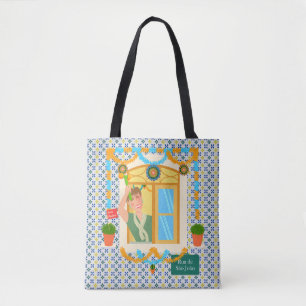 Bolso De Tela Vecino de San Juan Portugués Festa