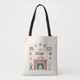 Bolso De Tela Vector de Cultura Acogedora 2026 Es El Nuevo 2016