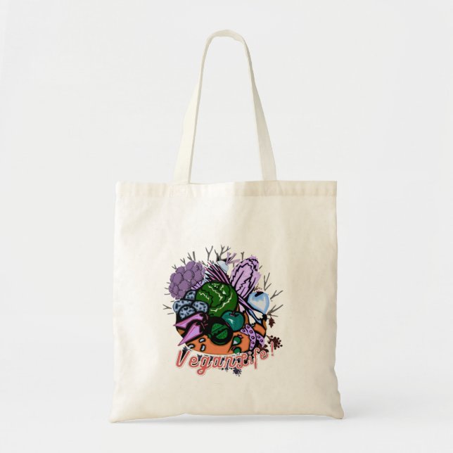 Bolso De Tela Vegan (Frente)