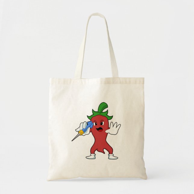 Bolso De Tela Vegan Pepper en Darts con Dart.PNG (Frente)