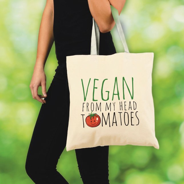 Bolso De Tela Vegan Pun Tote Bag (Subido por el creador)