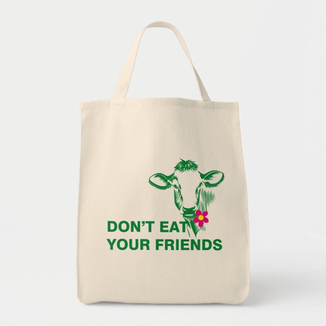 Bolso De Tela Veganismo (Frente)