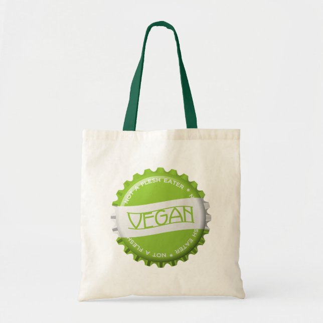 Bolso De Tela Vegano Bottlecap (Frente)