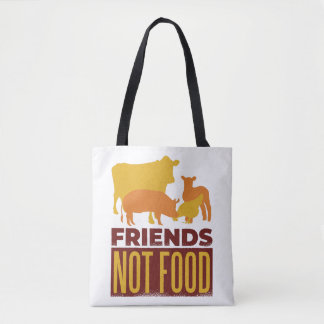 BOLSO DE TELA VEGANO - COMIDA DE LOS AMIGOS NO