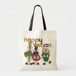Bolso De Tela Vegano feliz
