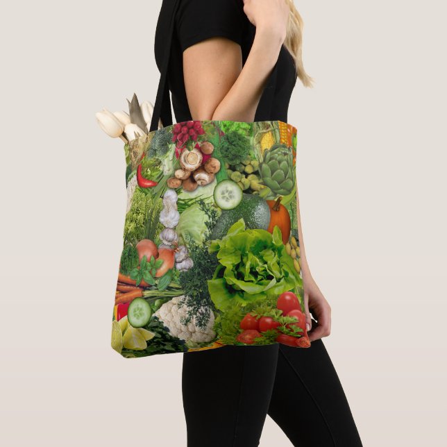 Bolso De Tela Vegetales 🥕 🥬 🧅 (Detalle)