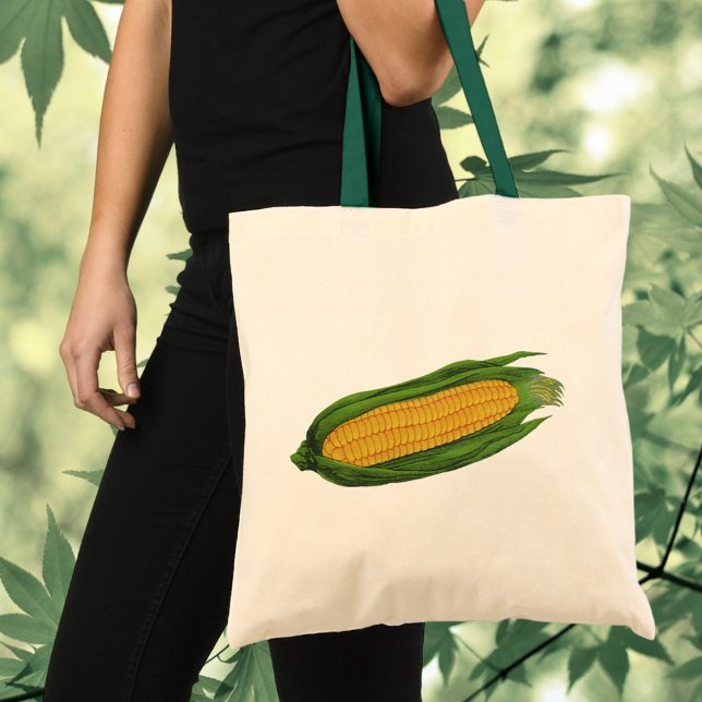 Bolso De Tela Vegetales de alimentos de época; maíz amarillo en  (Subido por el creador)