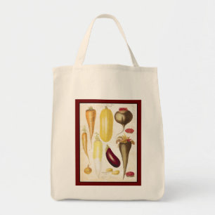 Bolso De Tela Vegetales Jardín Vintage Cocina Comercial de Arte
