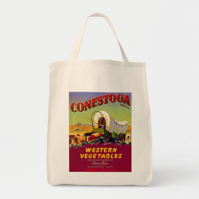 Bolso De Tela Vegetales occidentales de Conestoga (Frente)