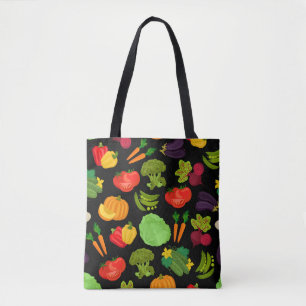 Bolso De Tela Vegetales Patrón Vegetal sin costura