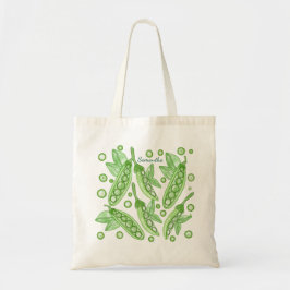 Bolso De Tela Vegetales Peas