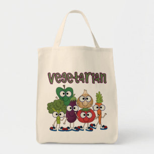 Bolso De Tela Vegetariano
