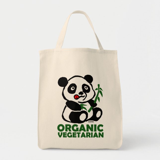 Bolso De Tela Vegetariano orgánico (Frente)