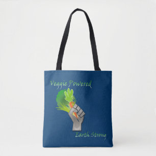 Bolso De Tela Veggie Powered