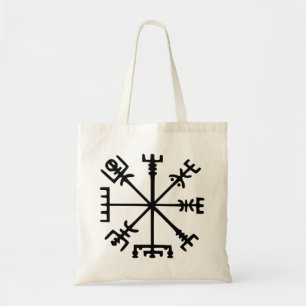 Bolso De Tela Vegvísir (brújula vikina)
