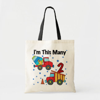 Bolso De Tela Vehículos de construcción Regalos de cumpleaños 2
