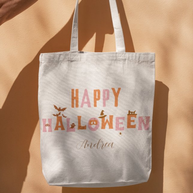 Bolso De Tela Vela de Halloween retro (Subido por el creador)